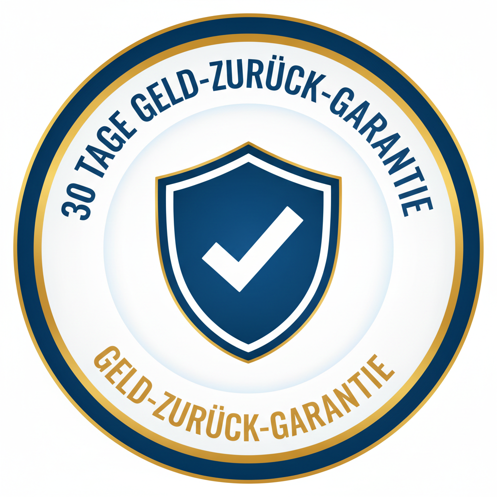 can you create me a image for a product i have on shopify i want to add a image beside the product to  mention that we have geld-zuruck-garantie, 30tag.. it should be in german smth like a garautine what would oyu suggest howe to  create?